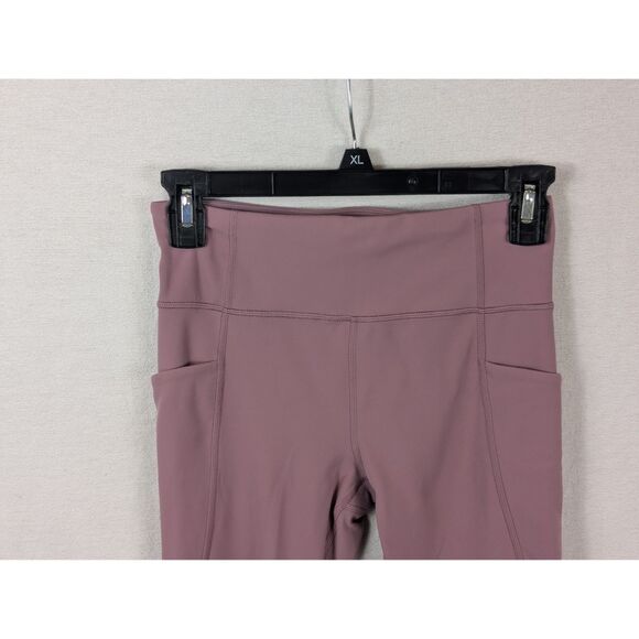 Athleta Girl High Rise Stash Your Treasures Leggings Purple Girls Size XL (14) - Picture 2 of 12